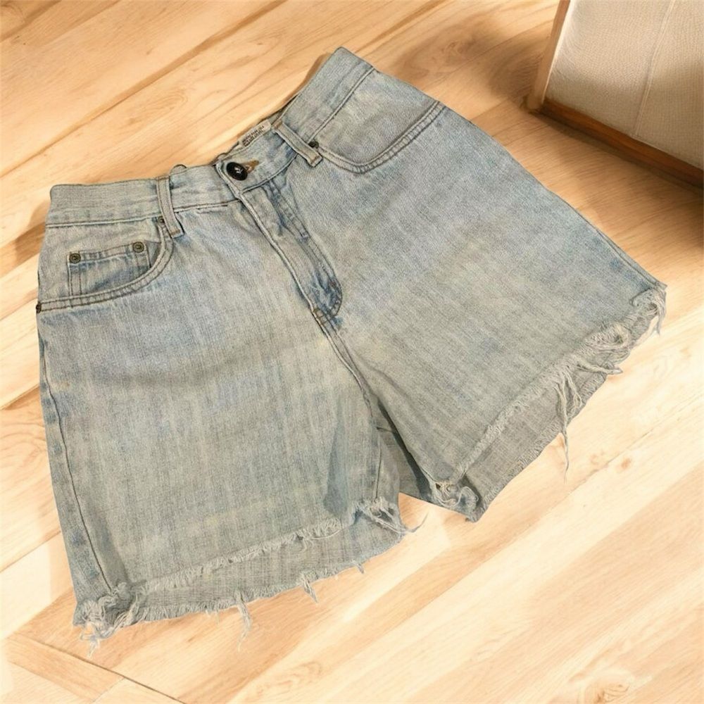 Vintage Bill Blass Denim Jean Shorts Bermuda 28” 4 P Light Wash